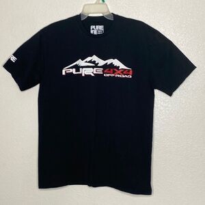 PURE 4x4 Off Road Men’s Black T Shirt Size L